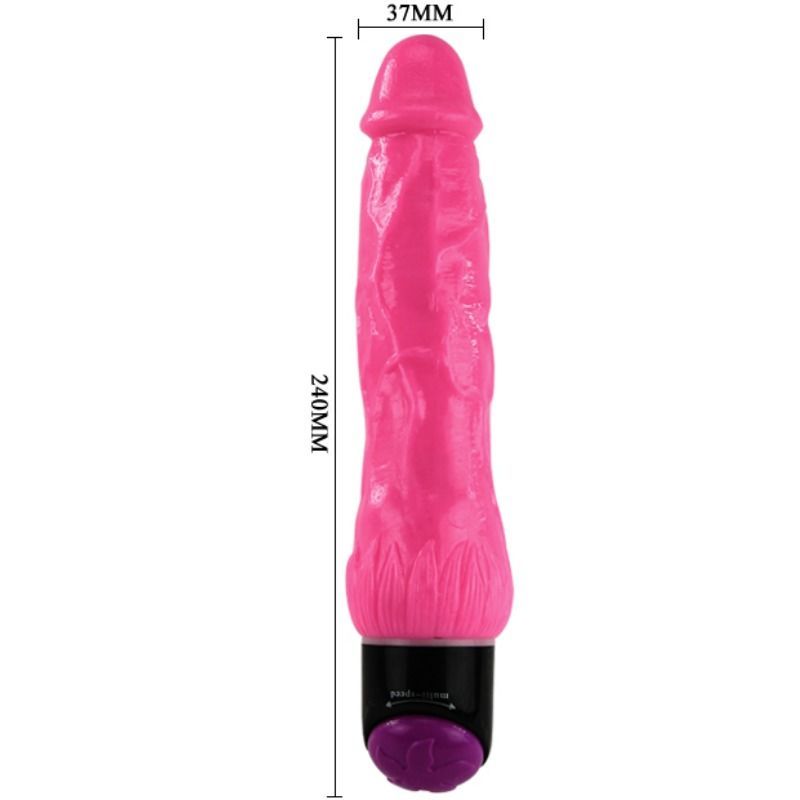 Baile - Colorful Sex Vibrador Realistico Lila 24 Cm