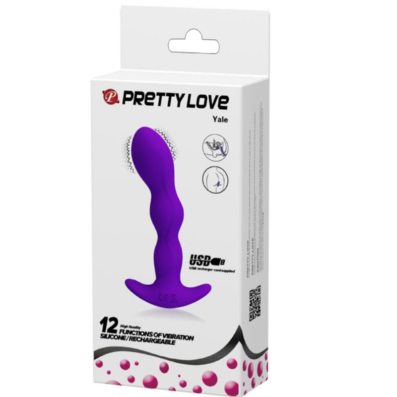 Pretty Love - Masajeador Anal 12 Modos Vibracion Lila