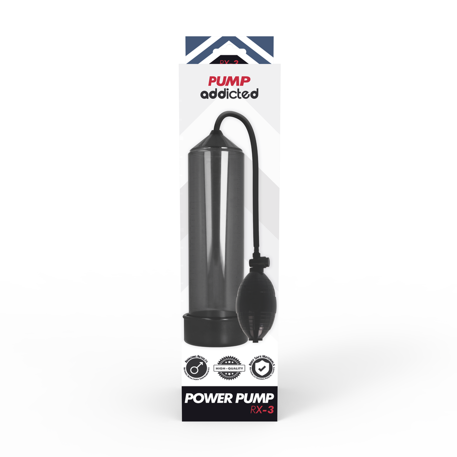 Pump Addicted - Rx3 Bomba Erección Negro