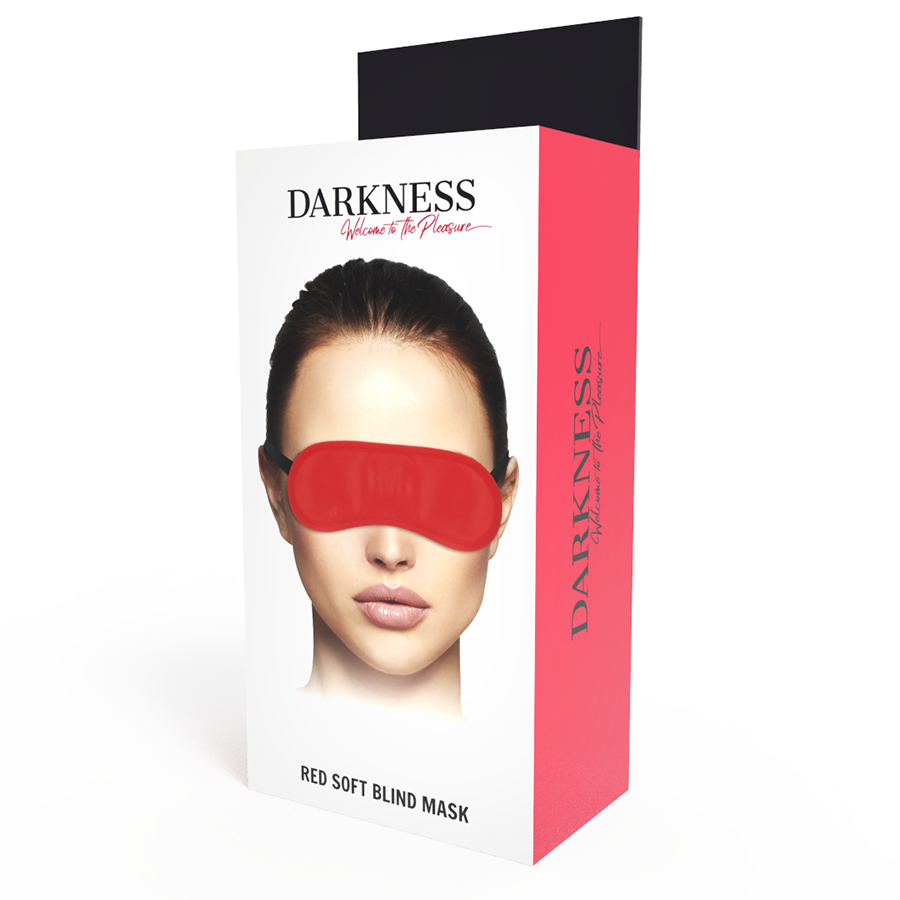 Darkness - Máscara Antifaz Rojo Recto
