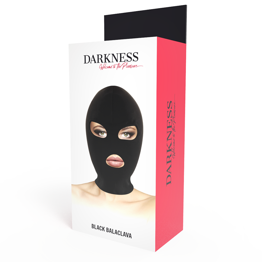 Darkness - Bdsm Máscara Sumisión Boca Y Ojos Negro