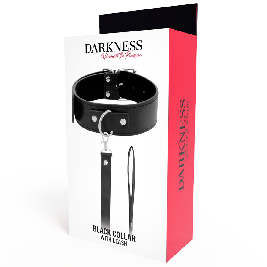 Darkness - Collar De Postura Con Cadena Leather