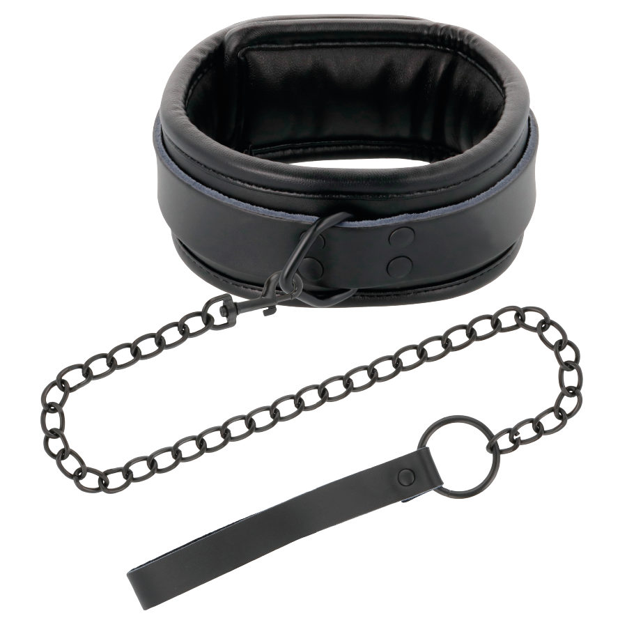 Darkness - Collar Con Cadena Negro