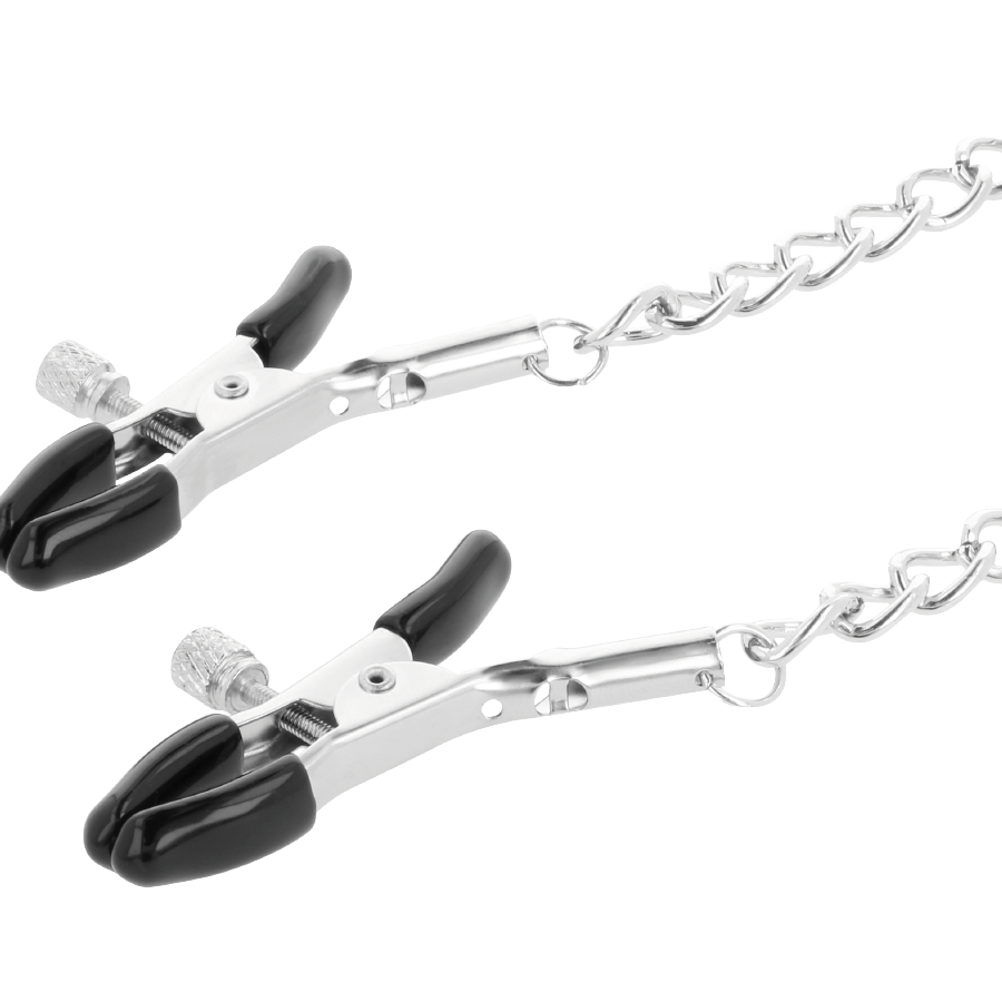 Darkness - Pinzas Ajustables Para Pezones Ajustables Metal