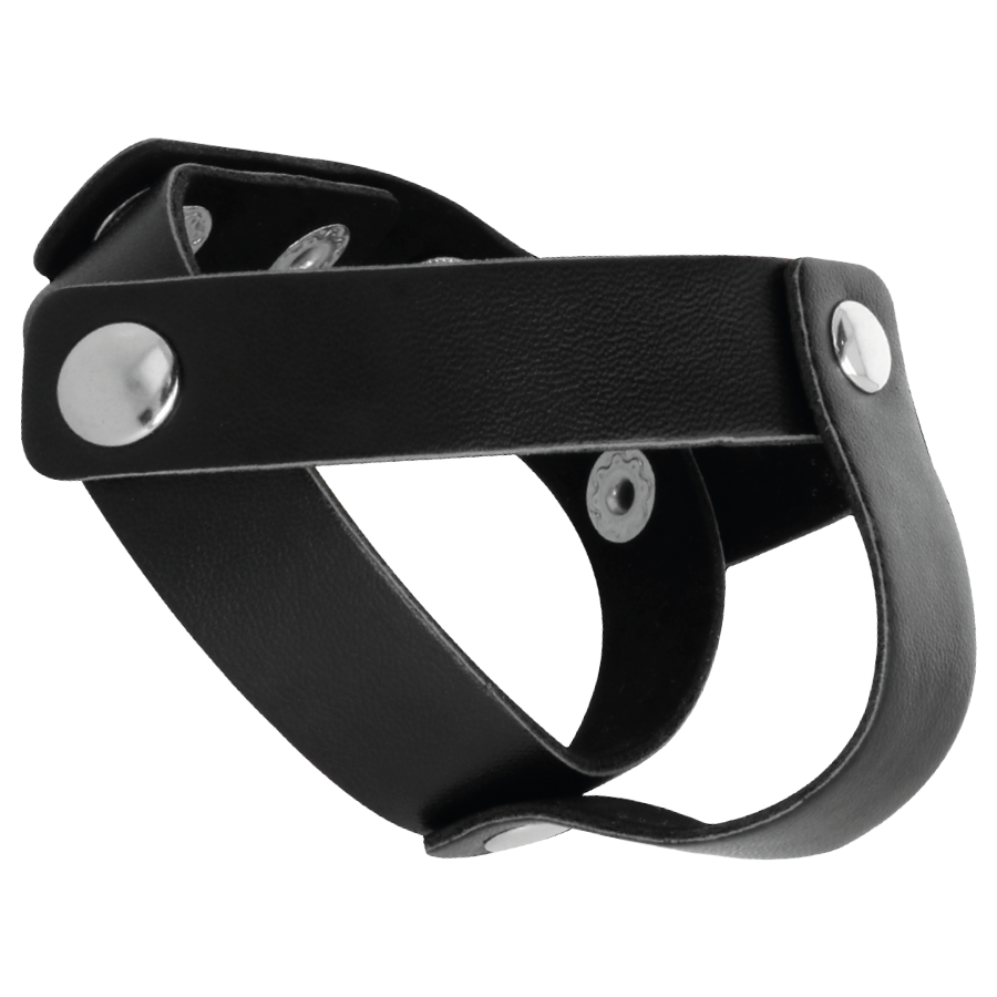 Darkness - Anillo De Piel Para Pene Y Testiculos