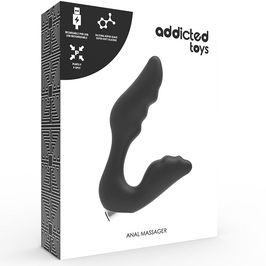 Addicted Toys - Vibrador Prosttico Recargable Model 6 - Negro
