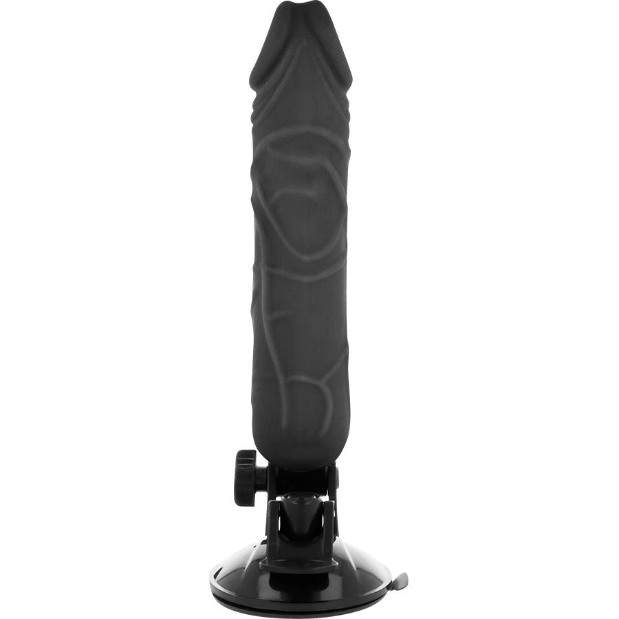 Basecock - Vibrador Realistico Control Remoto Negro 20 Cm -O- 4 Cm