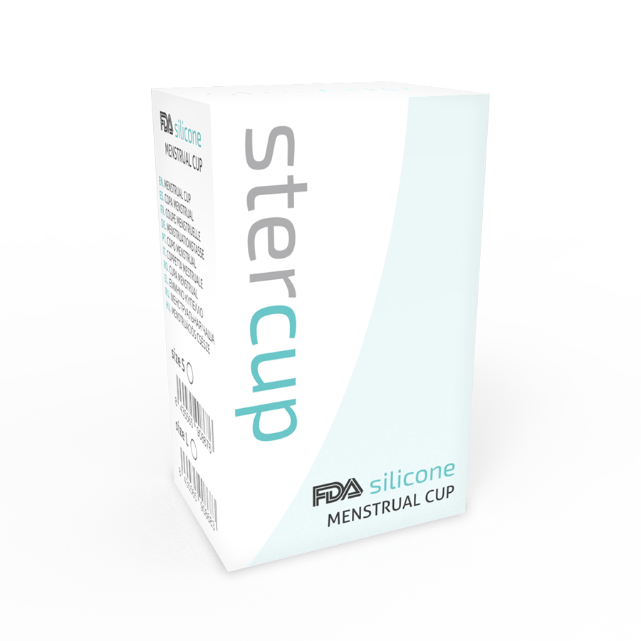 Stercup - Copa Menstrual Fda Silicona Rosa - Talla L