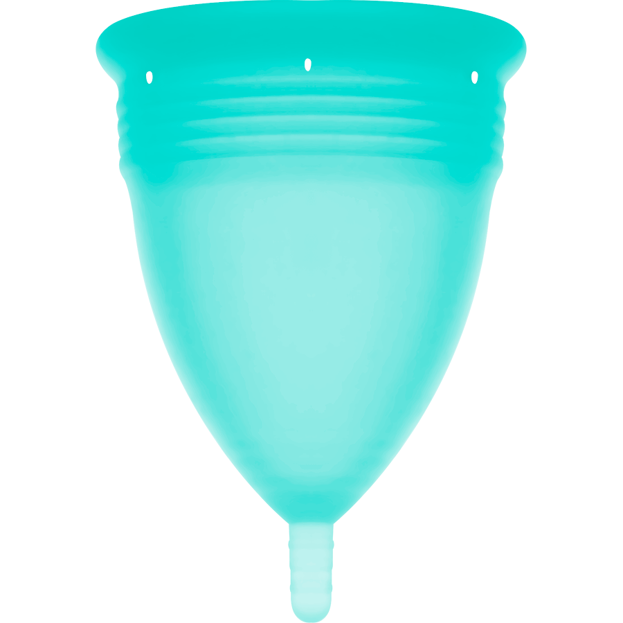 Stercup - Copa Menstrual Fda Silicona Aquamarina - Talla S