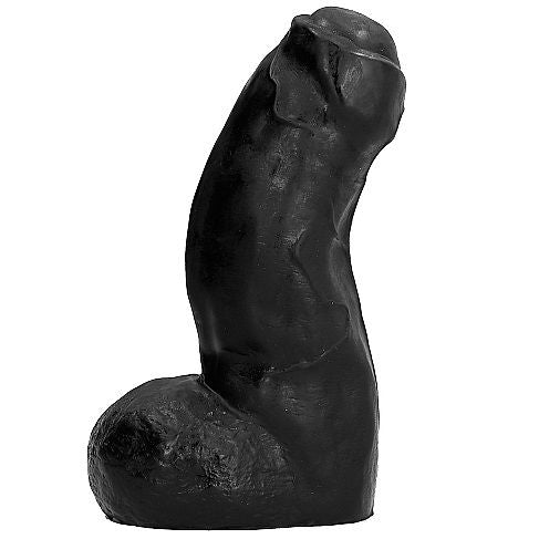 All Black Realistic Dong Negro 17 Cm