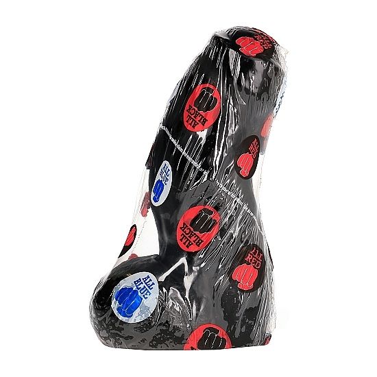 All Black Realistic Dong Negro 17 Cm