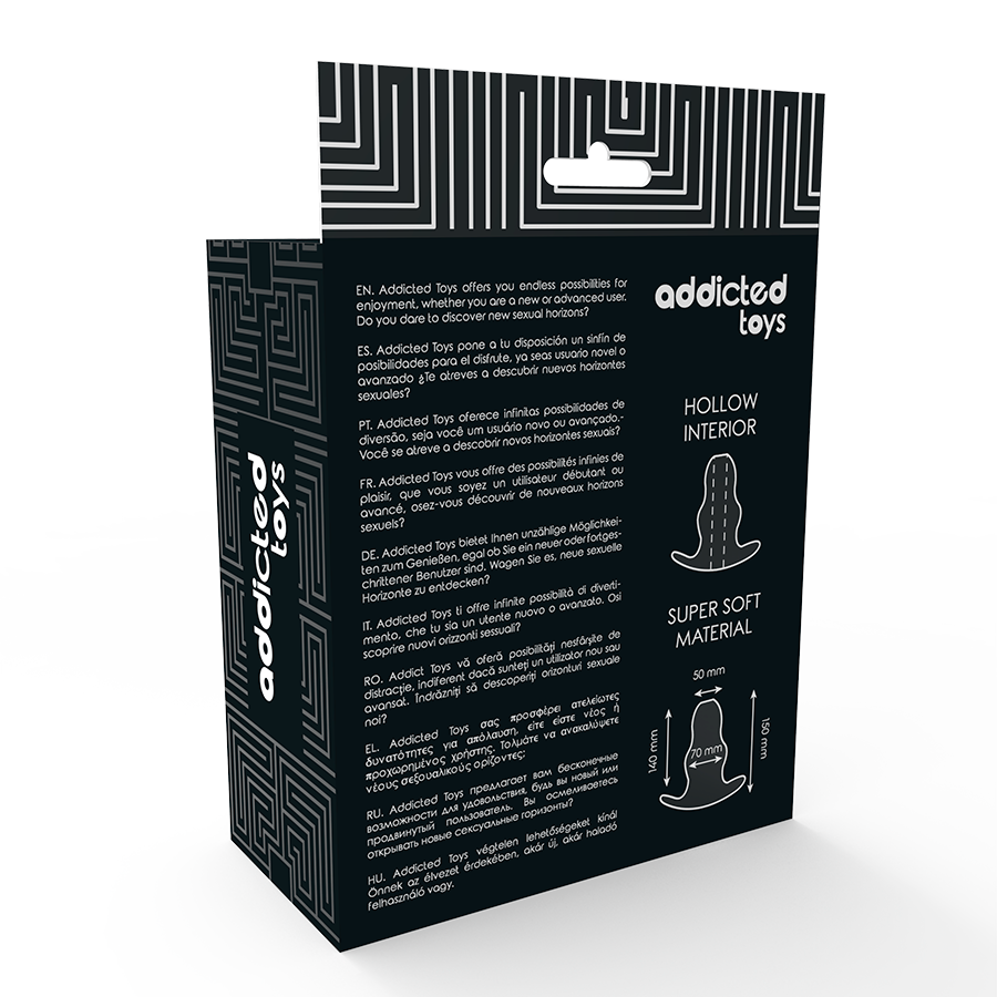 Addicted Toys - Dilatador Anal Grande 15 Cm - Transparente