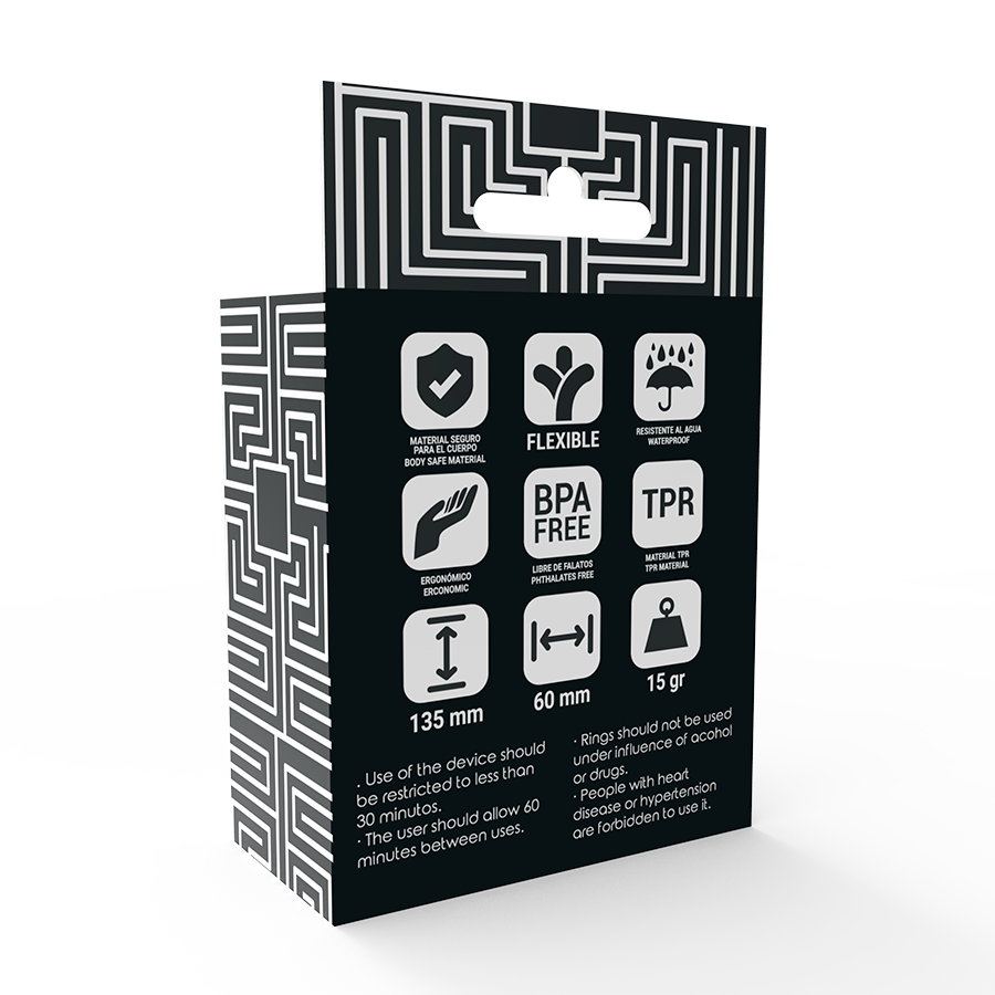 Addicted Toys - Set 3 Anillos Pene Clear