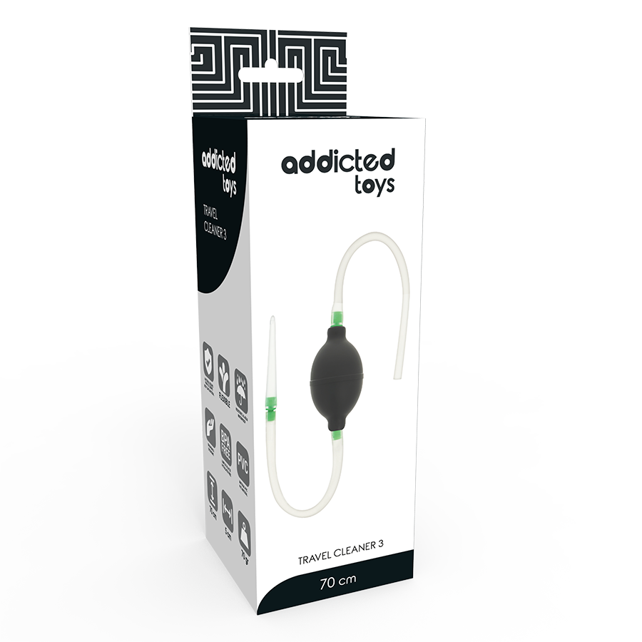 Addicted Toys - Kit Enema Negro