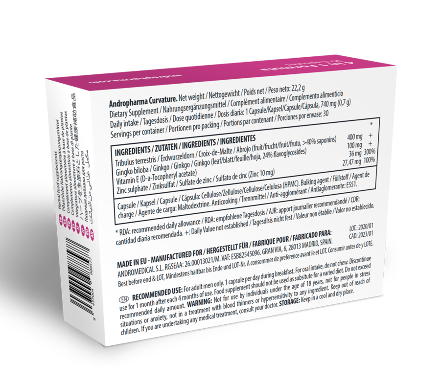 Andropharma - Curvature Tratamiento Peyronie