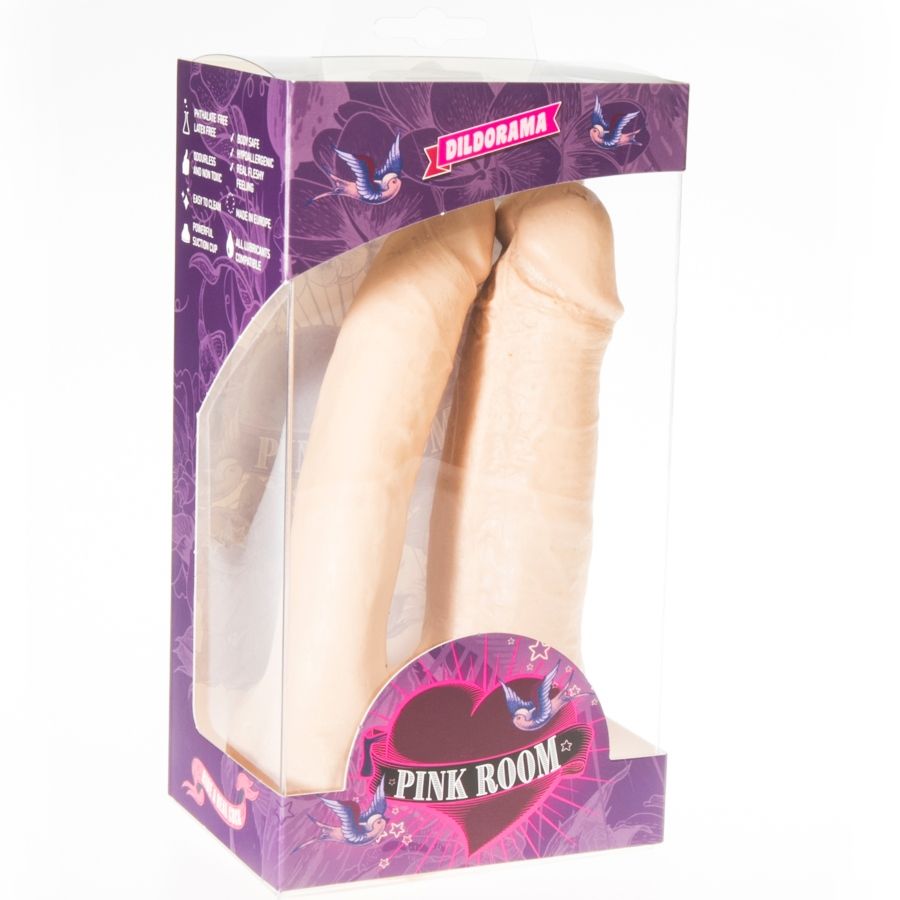 Dildo Pink Room Arthus Doble Realistico Natural 17cm/15.5cm