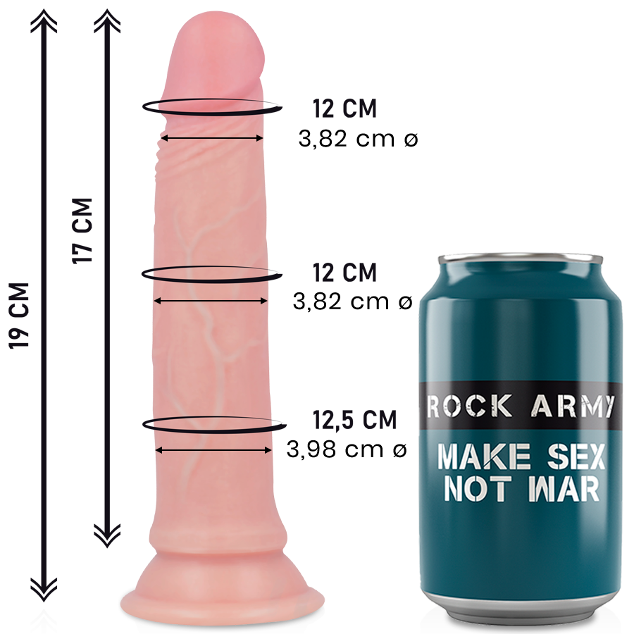 Rockarmy - Liquid Silicone Dildo Premium Avenger 19 Cm -O- 3.98 Cm