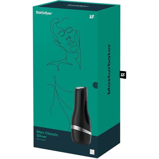 Satisfyer Masturbador Men Classic Plata