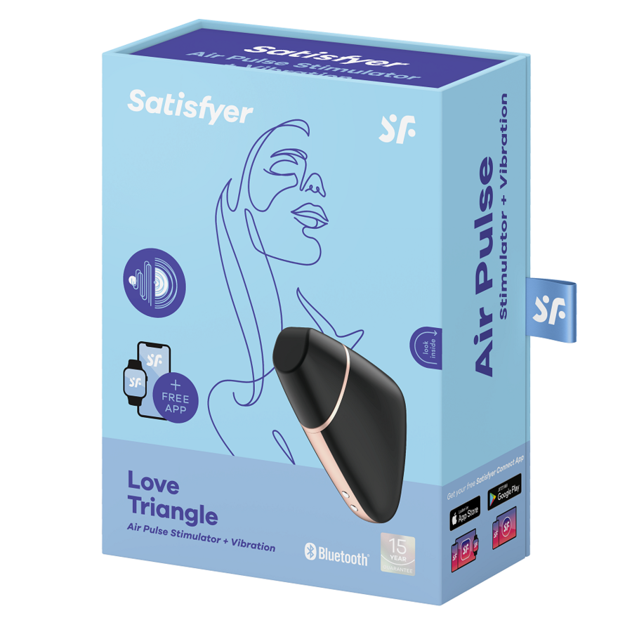 Satisfyer - Love Triangle Estimulador Y Vibrador Negro