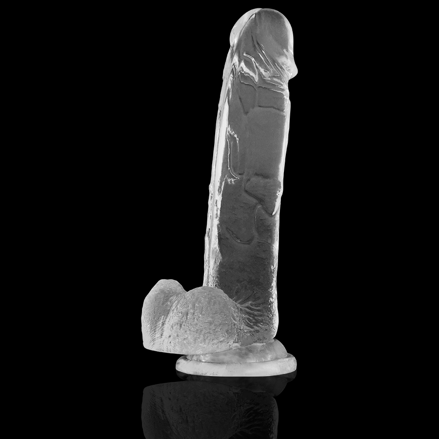 X Ray - Clear Dildo Realista Transparente 22 Cm -o- 4.6 Cm