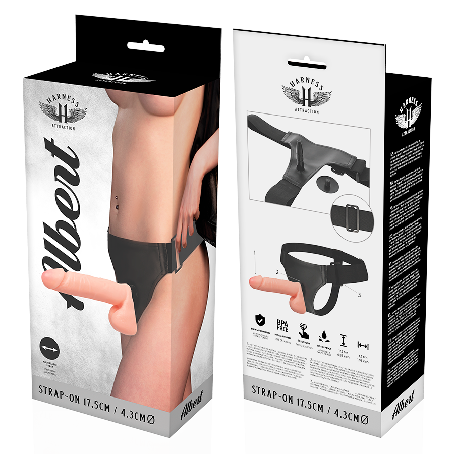 Harness Attraction - Rnes Albert Realistic 17.5 Cm -O- 4.3 Cm