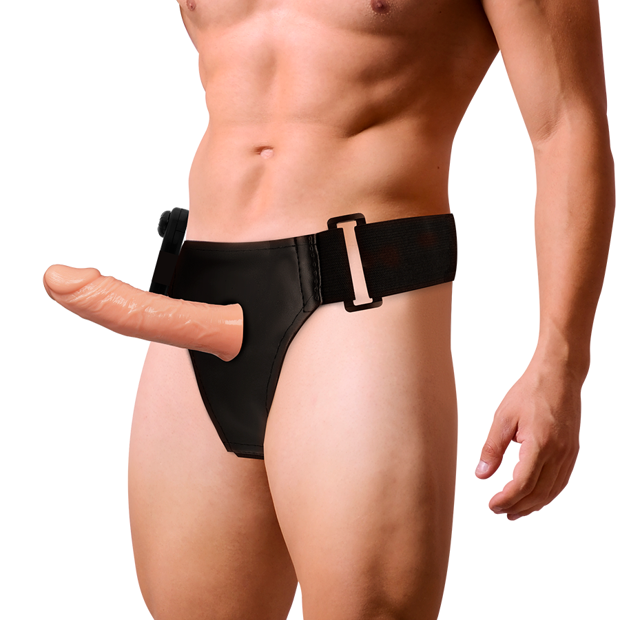 Harness Attraction - Rnes Hueco Benny Con Vibrador 15 Cm -O- 4.5 Cm