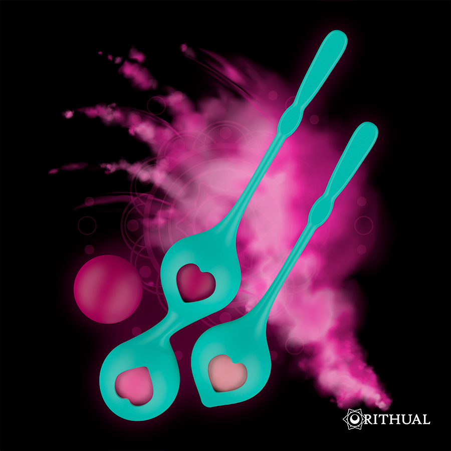 Set Deva Ritual Entrenamiento Pelvico Verde Aqua