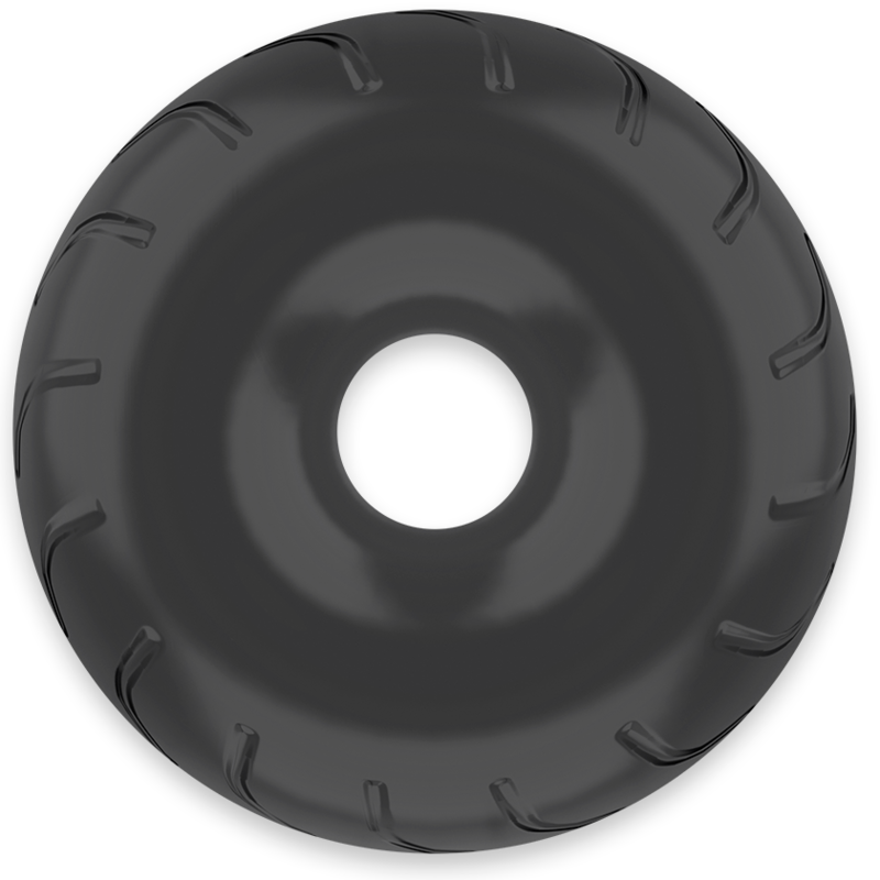 Powering - Super Flexible Y Resistente Anillo Pene 5cm Pr08 Negro
