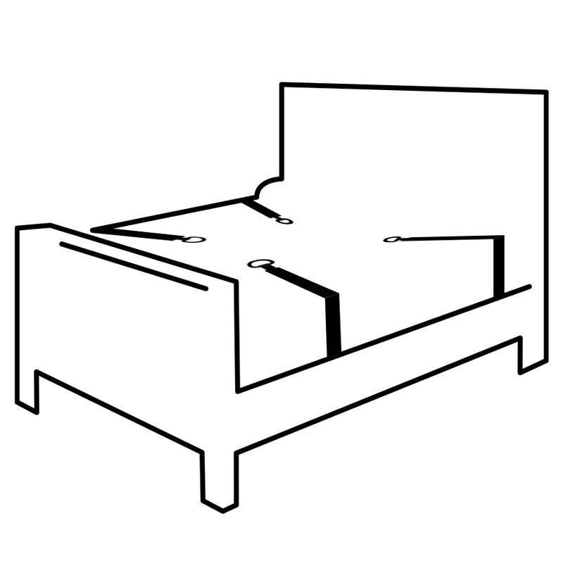 Darkness - Set De Ataduras Para La Cama