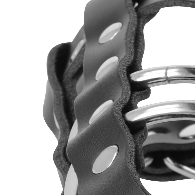 Darkness - Jaula Castidad Cuero Con Candado