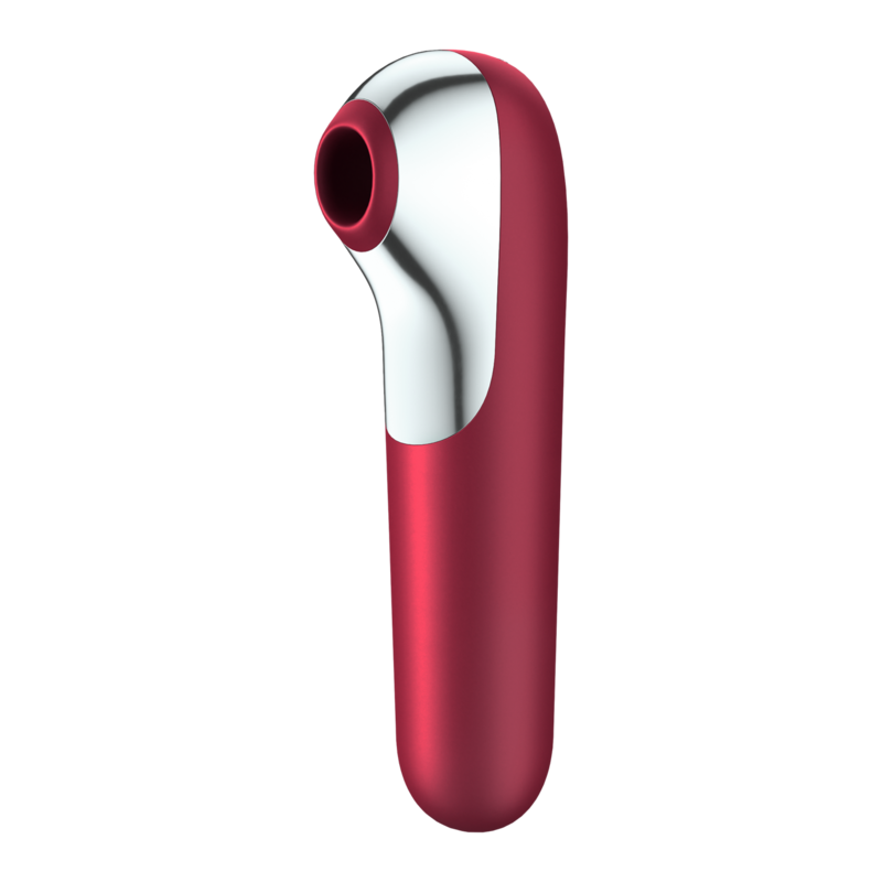 Satisfyer - Dual Love Vibrador Y Succionador Con Aire Pulsado Rojo