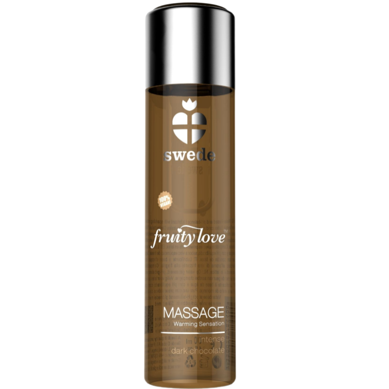 Swede - Fruity Love Aceite Efecto Calor Chocolate Negro 120 Ml