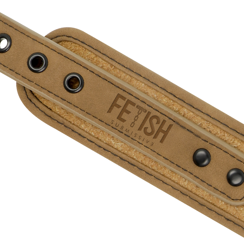Fetish Submissive Origen - Collar Con Cadena Con Forro De Neopreno