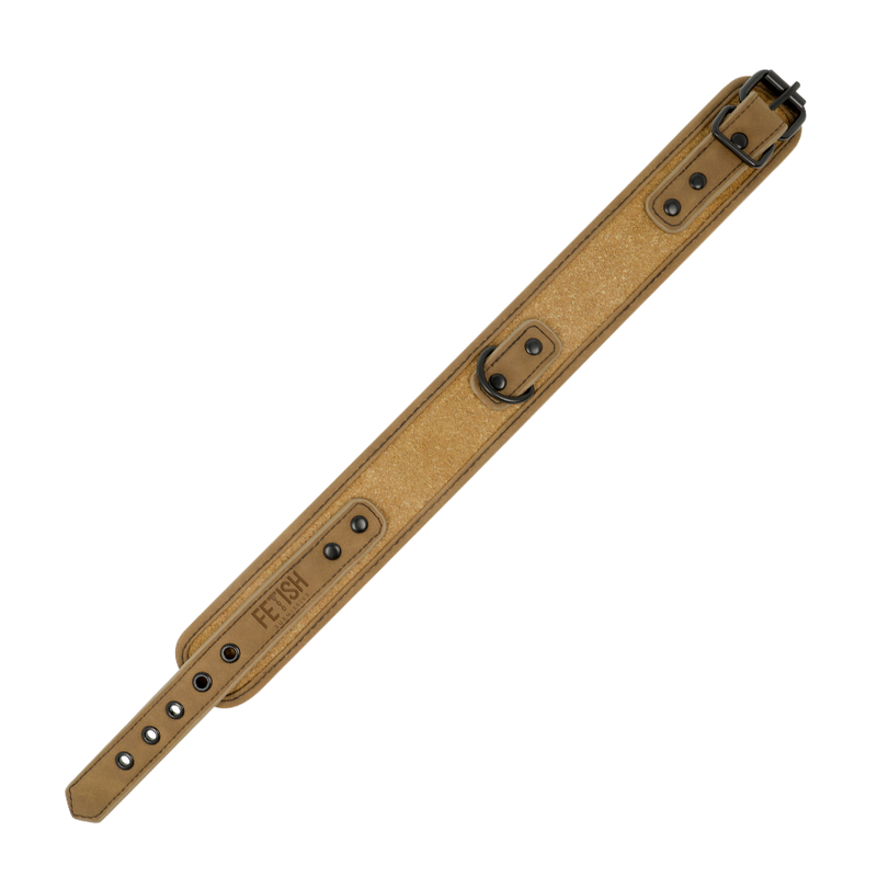 Fetish Submissive Origen - Collar Con Cadena Con Forro De Neopreno