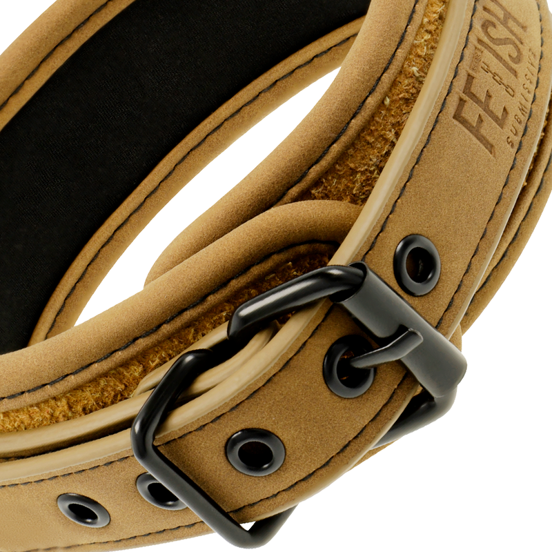 Fetish Submissive Origen - Collar Con Cadena Con Forro De Neopreno