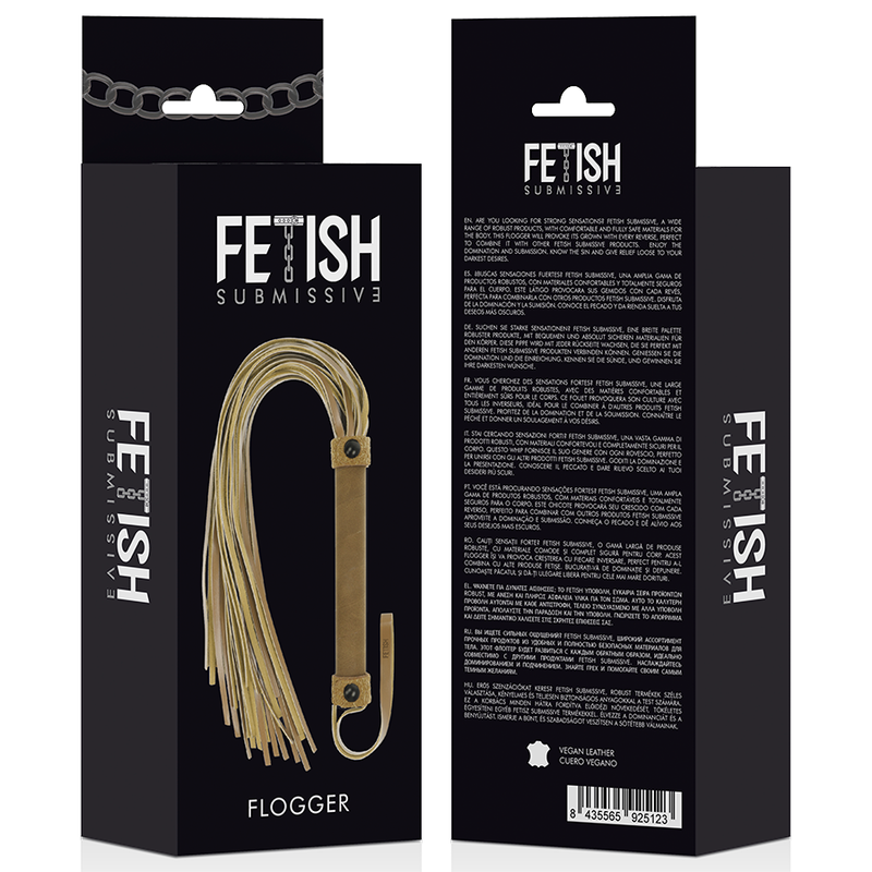Fetish Submissive Origen - Látigo Cuero Vegano