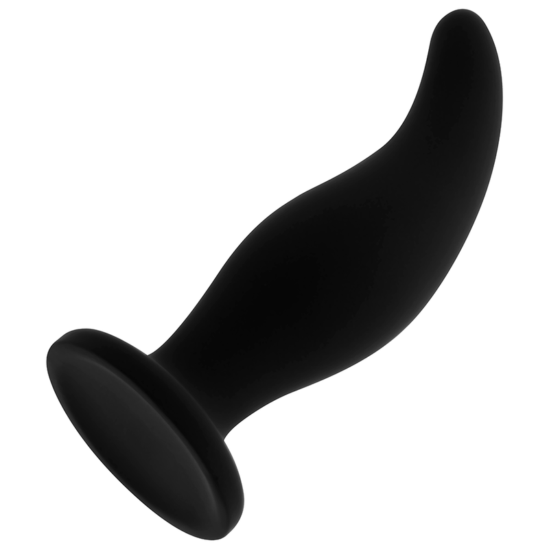 Ohmama - Plug Anal Silicona Curvado Punto P 12 Cm