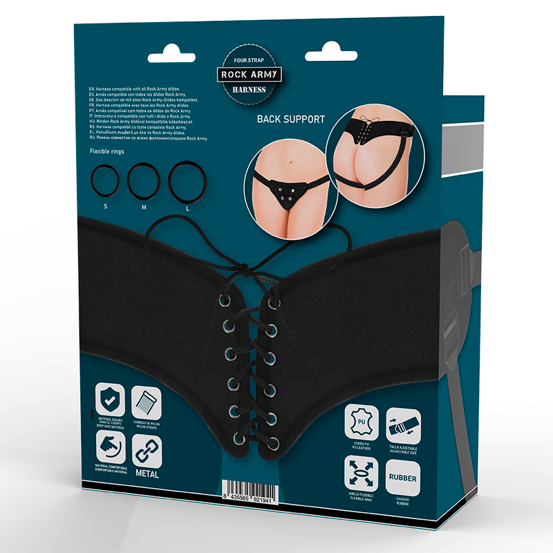 Rockarmy - Arnes Ajustable Y Anillos Flexibles