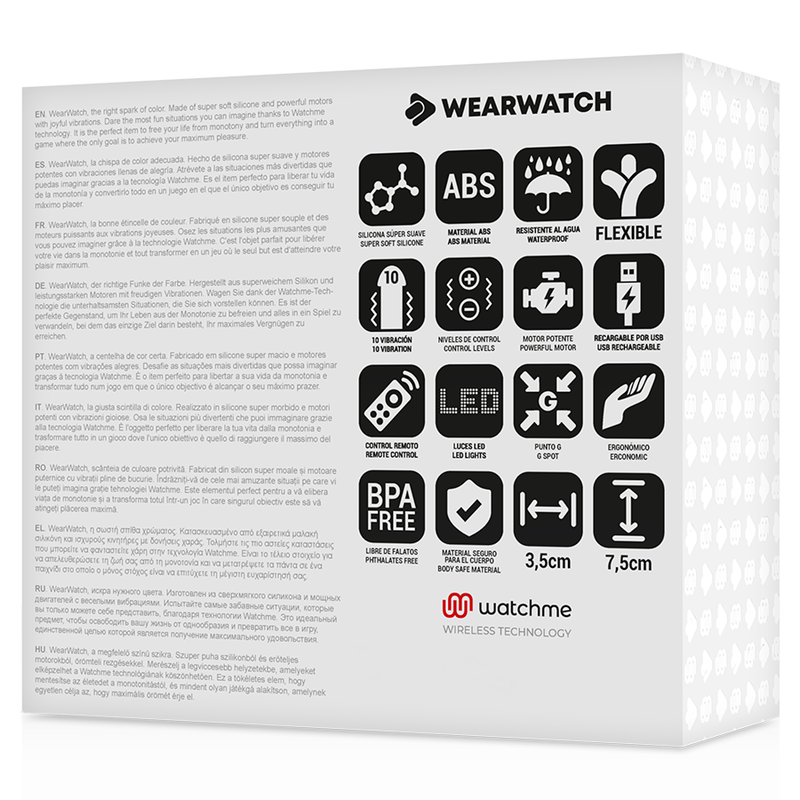 Wearwatch - Huevo Control Remoto Technology Watchme Fucsia / Azabache