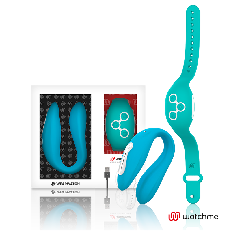 Wearwatch - Vibrador Dual Technology Watchme Añil /Agua Marina
