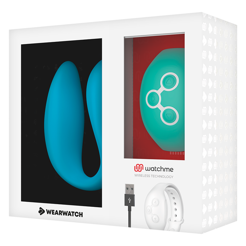 Wearwatch - Vibrador Dual Technology Watchme Añil /Agua Marina