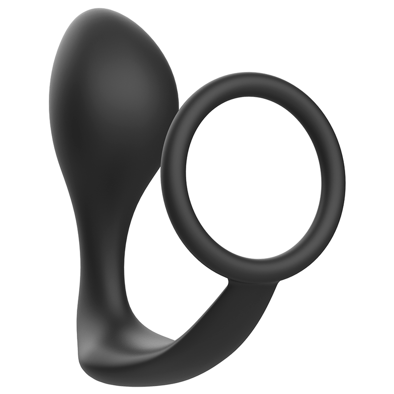 Addicted Toys - Plug Anal Con Anillo Silicona Negro