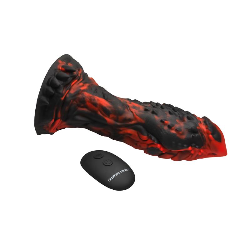 Inferno Cock Dildo Con Vibración Con Control Remoto