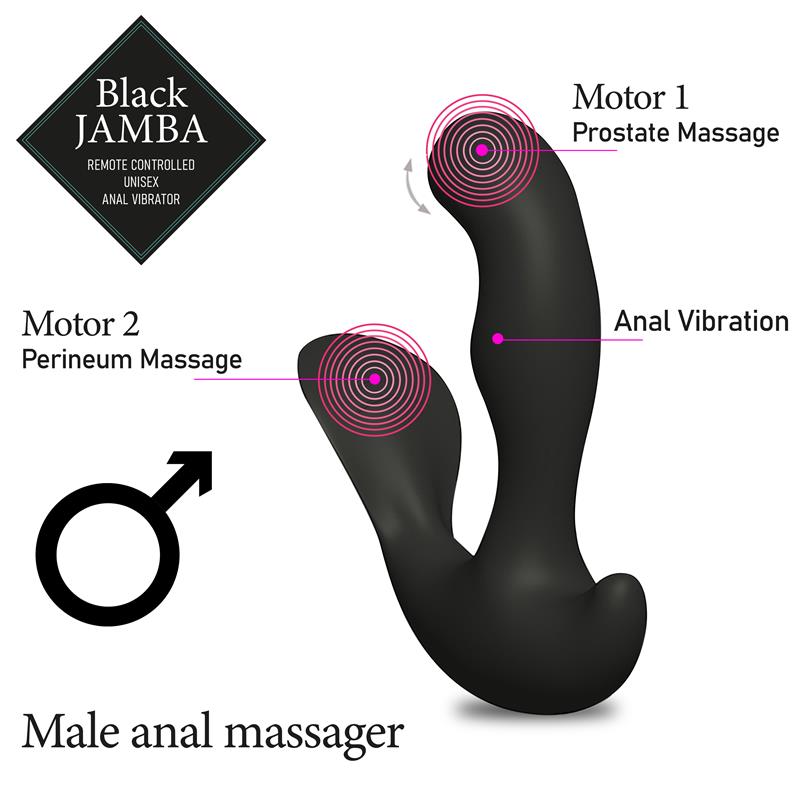 Vibrador Anal Feelztoys - Jamba Negro