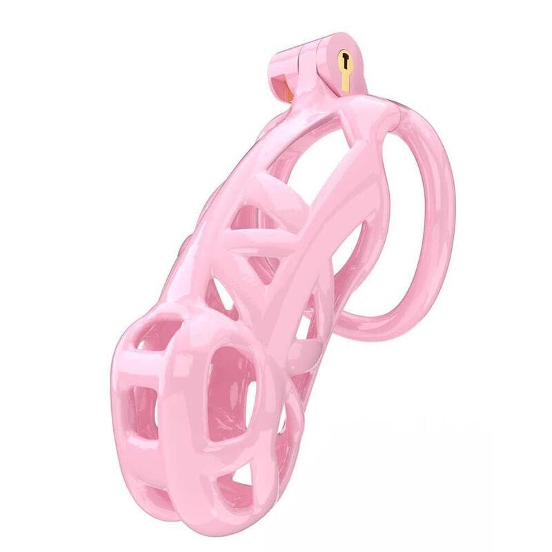 Jaula Para El Pene Pc01 Rosa Talla (Interno):L
