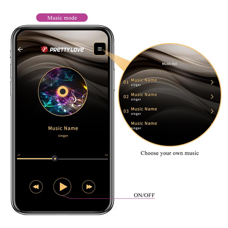 Pretty Love - Jefferson Plug Anal Controlado Por App Lila