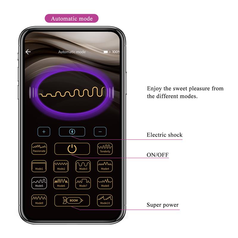 Pretty Love - Jefferson Plug Anal Controlado Por App Lila