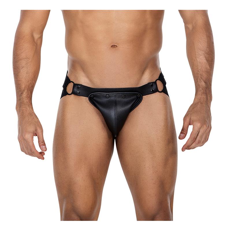 Jockstr4p02 Suspensorio Jocksnap Negro Talla (Interno):S/M