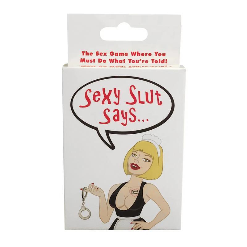 Juego De Cartas Sexy Slut Says...