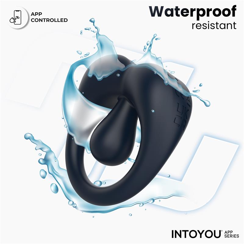 Kenny Anillo Vibrador Con Estimulador De Clítoris Y App Azul Oscuro